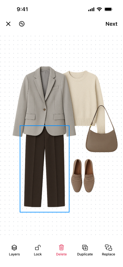 Outfit Canvas Editor