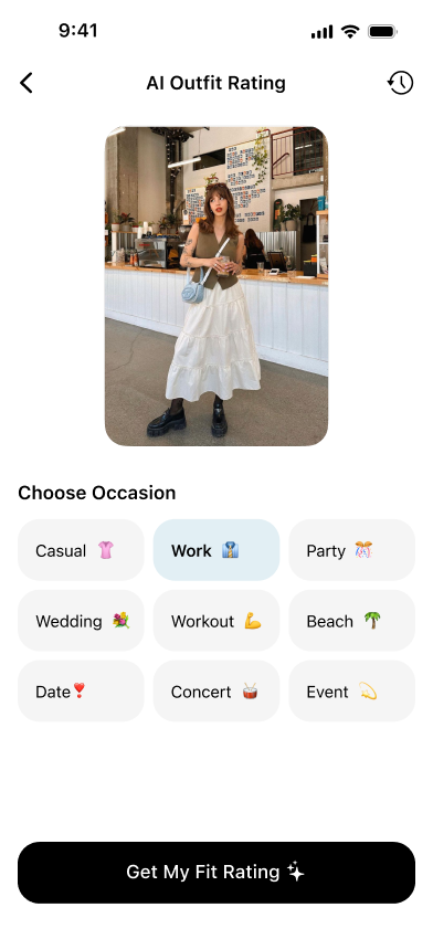 AI Outfit Rating